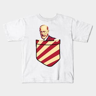 Sigmund Freud In My Pocket Kids T-Shirt